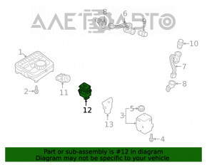 Кнопка P Parking Audi A4 B9 17-