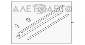 Capac usa inferioara fata dreapta Audi Q8 18- zgariata