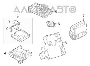 ANTENNA AMPLIFIER MODULE Audi Q5 80A 18-24