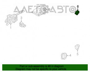 Senzor airbag central Audi Q5 80A 18-