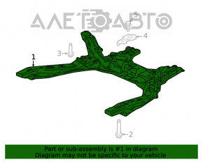 Подрамник передний Honda Civic X FC 16-21 2.0