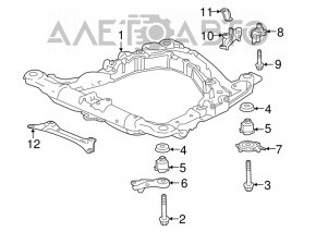 Grila frontala Acura TLX 15- 3.5 FWD