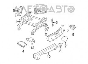 Modulul de control al memoriei scaunului Jeep Grand Cherokee 14-21