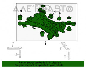 Bara spate pentru Acura MDX 16 FWD