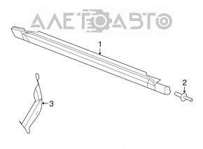 Suportul lombar al scaunului șoferului pentru Ford Fusion mk5 17-20