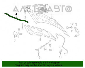 Garnitura grilei stergatoarelor pentru Jeep Compass 11-16