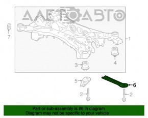 Capacul spate al barei spate dreapta Acura TLX 15-