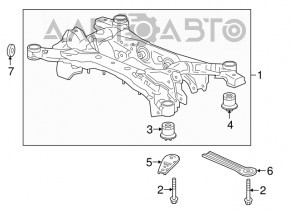 Capacul spate al barei spate dreapta Acura TLX 15-