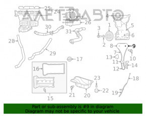 Admisie transmisie arbore cu came Dodge Journey 11-19 2.4 nou original OEM