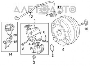 Pompa de vid GTZ Chrysler 200 15-17 2.4