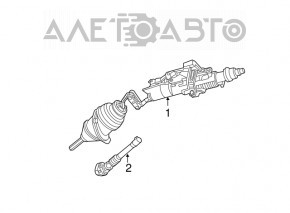 Coloană de direcție Chrysler 300 11- AWD