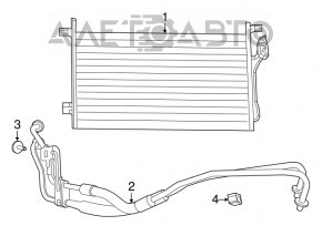 Tuburile de răcire a sistemului de ulei pentru Dodge Journey 11- 3.6