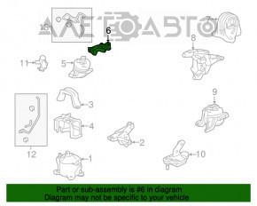 Suport motor dreapta pentru perna Honda Accord 13-17 tip 2