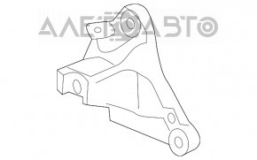 Suportul de montare a pernei motorului din față pentru Acura TLX 15- 3.5
