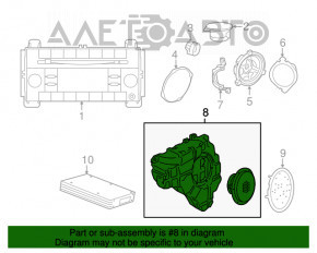 Subwoofer Dodge Durango 11-12