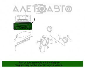 Radio CD player Jeep Compass 11-16