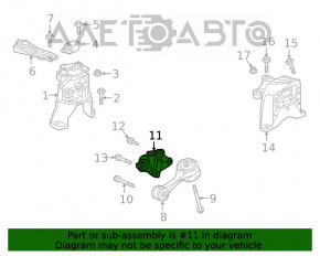 Suport motor frontal pentru perna Honda Clarity 18-21 SUA