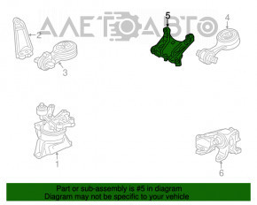 Suportul inferior al motorului Acura ILX 13-15
