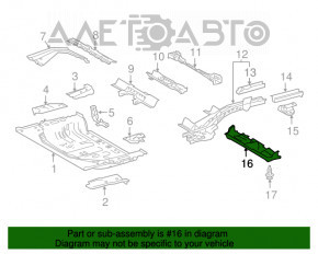 Protecție pentru bara din spate a mașinii Lexus NX200t NX300 15-21