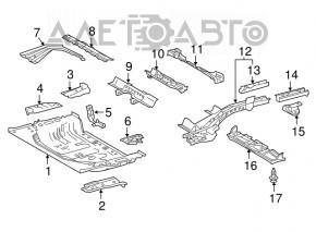 Protecție pentru bara din spate a mașinii Lexus NX200t NX300 15-21