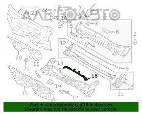 Paletă de ștergătoare metalice Subaru Forester 19- SK