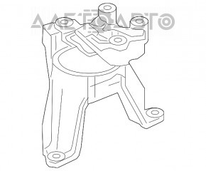 Подушка двигателя правая Honda CRV 17-20 1.5Т