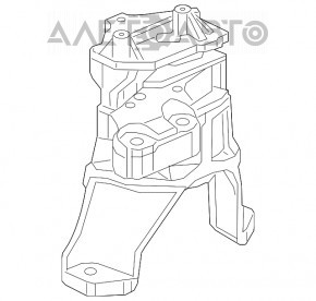 Подушка двигателя правая Honda Insight 19-22 с балансирами