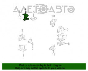 Pernele motorului drept Acura MDX 07-13, noi, originale OEM