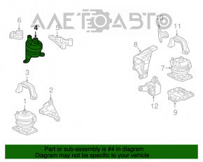 Pernele motorului drept Acura MDX 14-20, noi, originale OEM