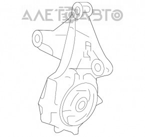 Подушка двигателя передняя Honda CRV 12-14