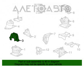 Capacul motorului frontal Acura TLX 15- 3.5