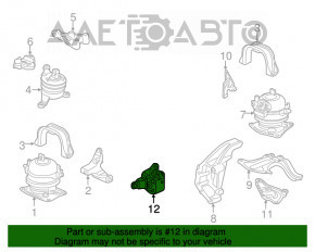 Подушка двигателя левая АКПП Acura MDX 16-20 рест