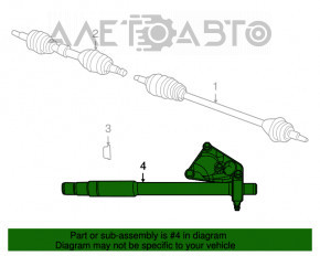 Arborele intermediar Dodge Journey 11- 2.4