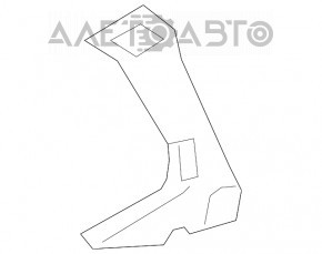 Suportul pentru bara de protecție față, aripa dreapta BMW 5 F10 11-16, nou, original OEM.