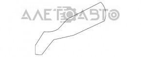 Suport conductă aer stânga BMW X3 F25 11-14 dorest nou original OEM