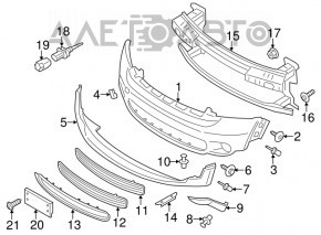 Buza bara fata Mini Cooper Countryman R60 10-16