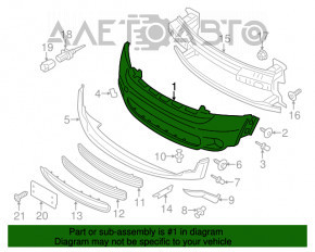 Bara fata goala Mini Cooper Countryman R60 10-16 cu zgarieturi.