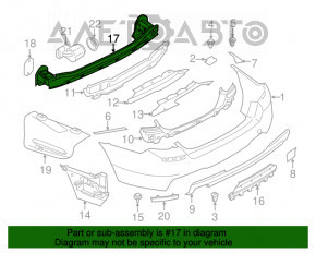 Amplificatorul pentru bara spate BMW 5 F10 11-16