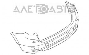 Bara spate goală BMW X3 F25 11-14 pre-restilizare