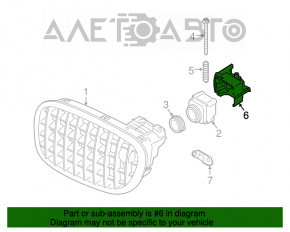 Suport pentru camera de vedere pe timp de noapte pentru BMW 5 F10 11-16