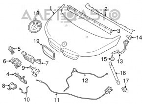 Capota dreapta a BMW i3 14-20