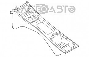 Consola centrală cu cotieră și suporturi pentru pahare pentru BMW 335i e92 07-13 bej