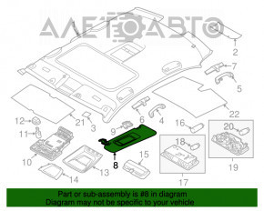 Capota dreapta BMW 5 F10 11-16 gri