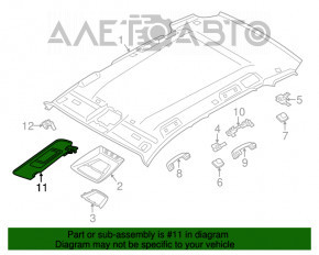 Capota stângă BMW X3 F25 11-17 gri