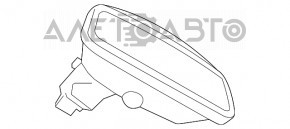 Зеркало внутрисалонное BMW 3 F30 12-18 автозатемнение, под камеру