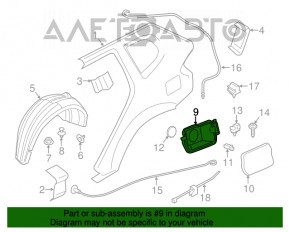 Корпус лючка бензобака BMW X3 F25 11-17