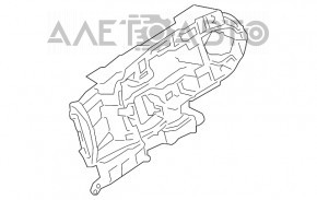 Mecanism mâner portiere spate stânga BMW 5 F10 11-16 fără cheie nou original OEM