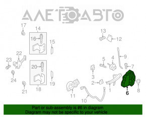 Замок двери передней правой BMW X3 F25 11-17