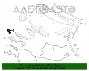 Bara de capota centrala BMW i3 14-21