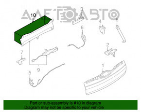 Кронштейн замка двери багажника BMW X5 E70 07-13